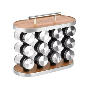 ባለ 16 ብዛት የቅመማ ቅመም ማስቀመጫ Spice Rack