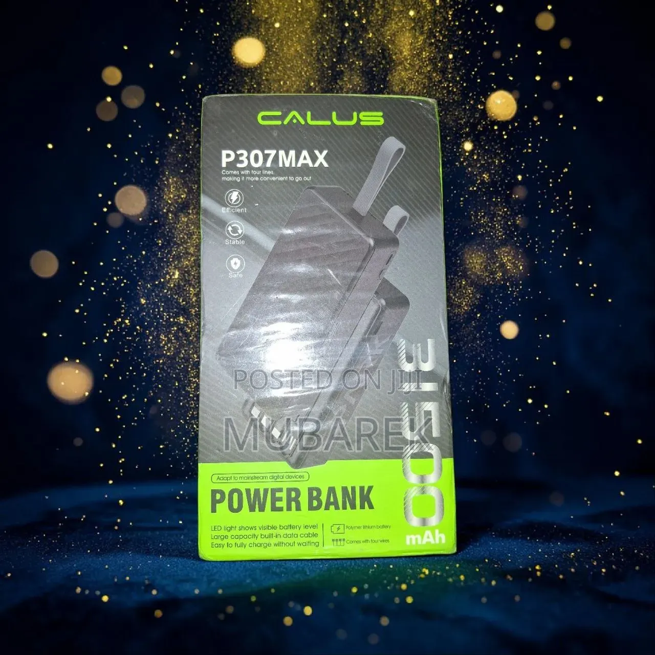 Batería Portátil CALUS31,500mAh–Heavy-Duty PowerBank for Travel Outing