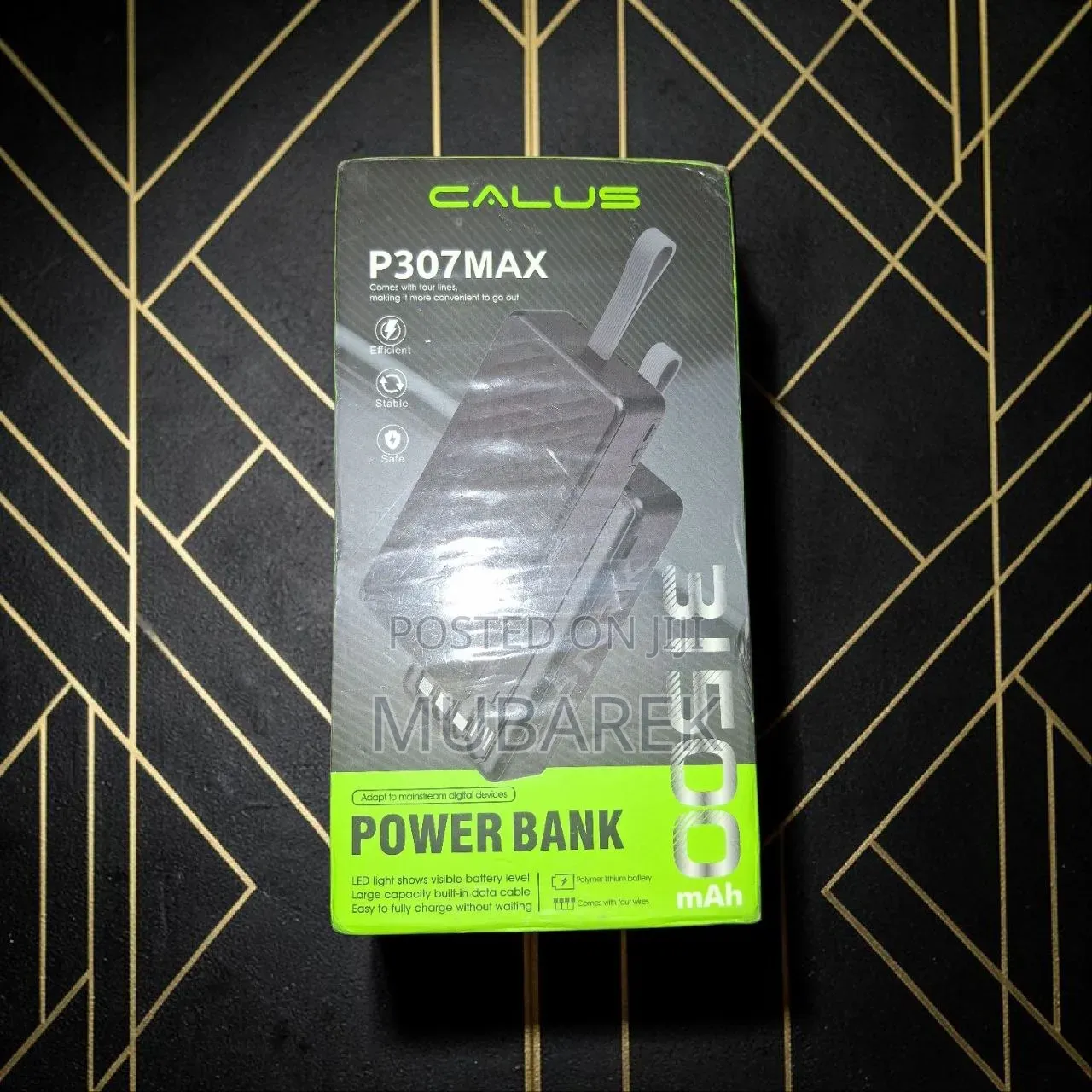 Heavy-Duty CALUS 31,500 mAh Power Bank–Carga Tu Smartphone Sin Esperar