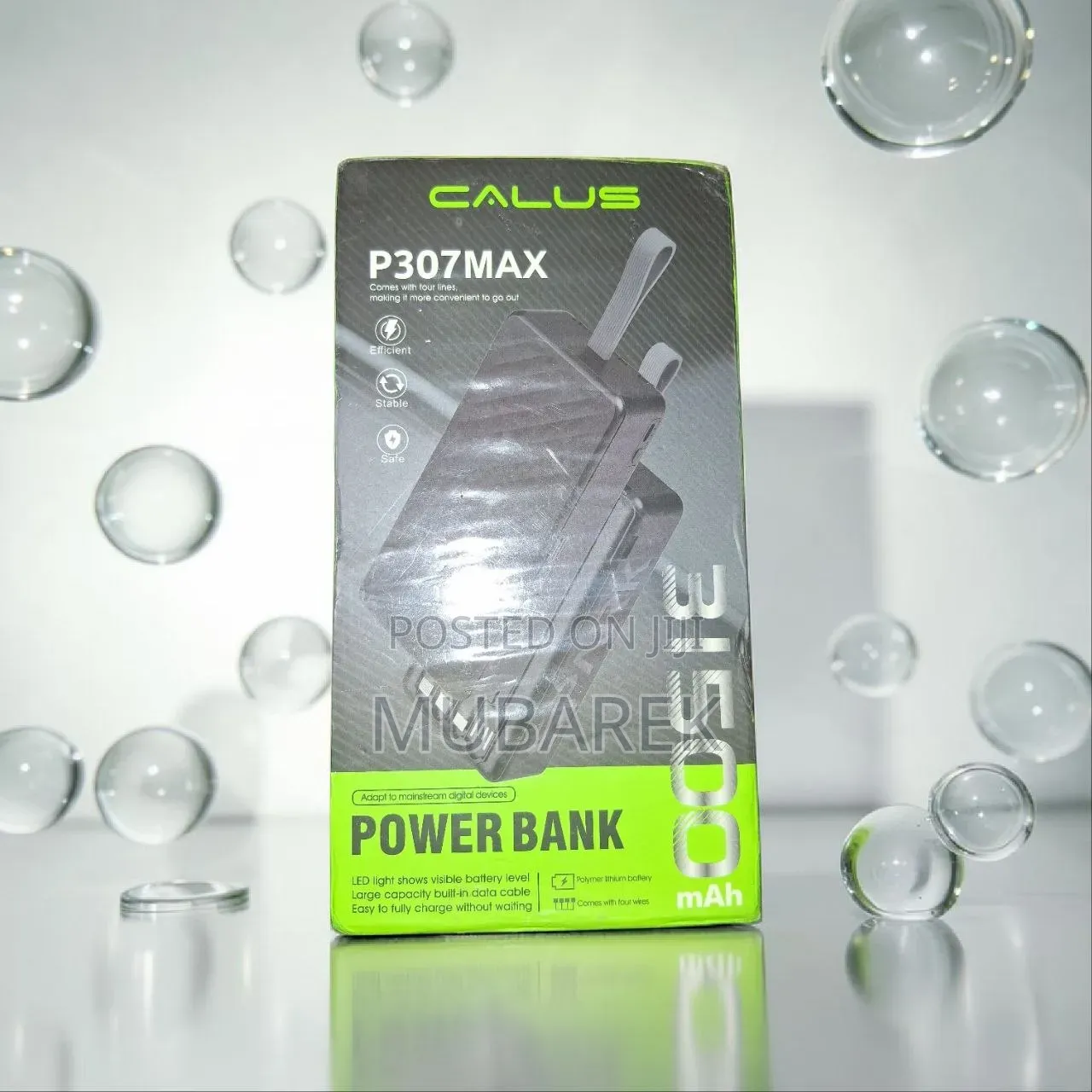 CALUS Travel Power Bank 31,500 mAh–Carga Segura Y Duradera Para Viajes