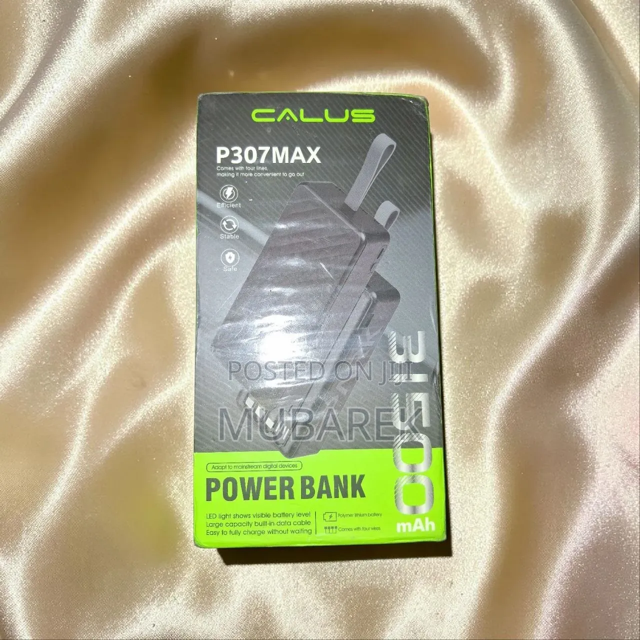 Batería Portátil CALUS conCables–31,500 mAh Capacity forAllYourDevices