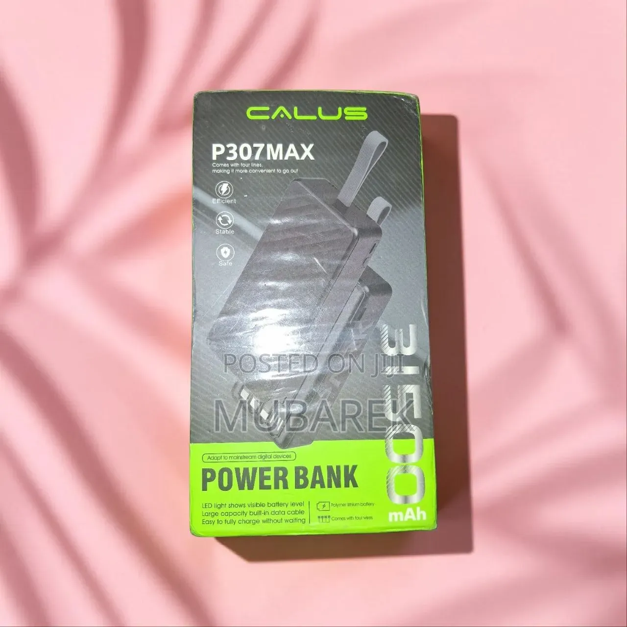 Heavy-Duty CALUS 31,500mAh Power Bank –Carga Tu Smartphone Sin Esperar