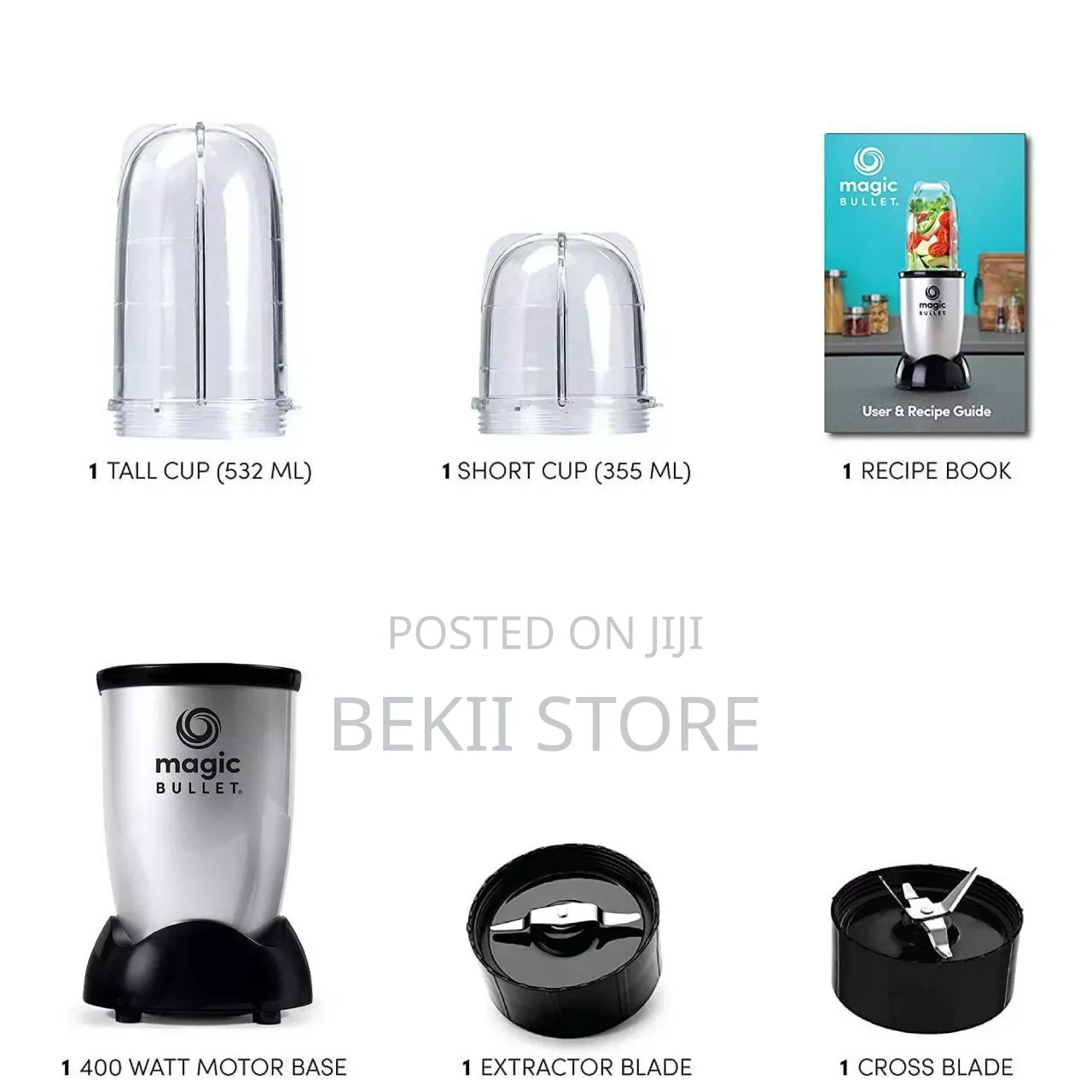 Original Magic Bullet Blender – 4 Piece Set