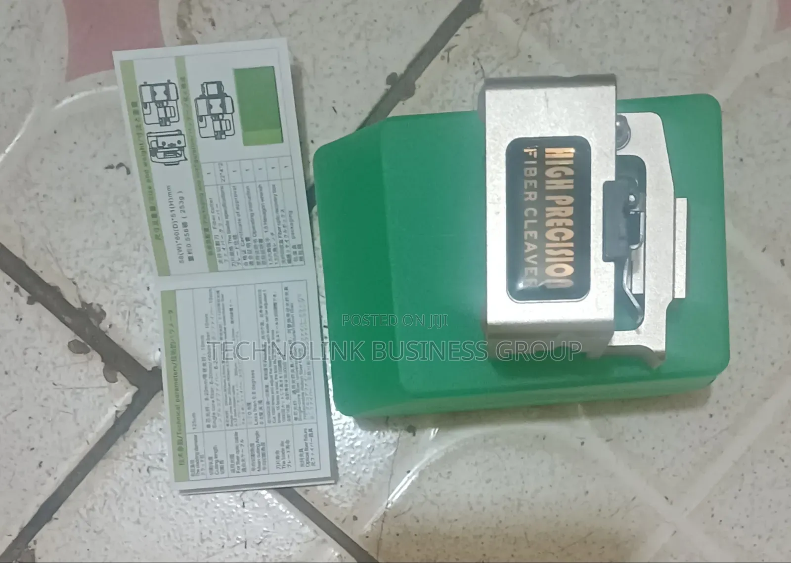 High-Precision Optical Fiber Cleaver - Complete Kit With Case Manual