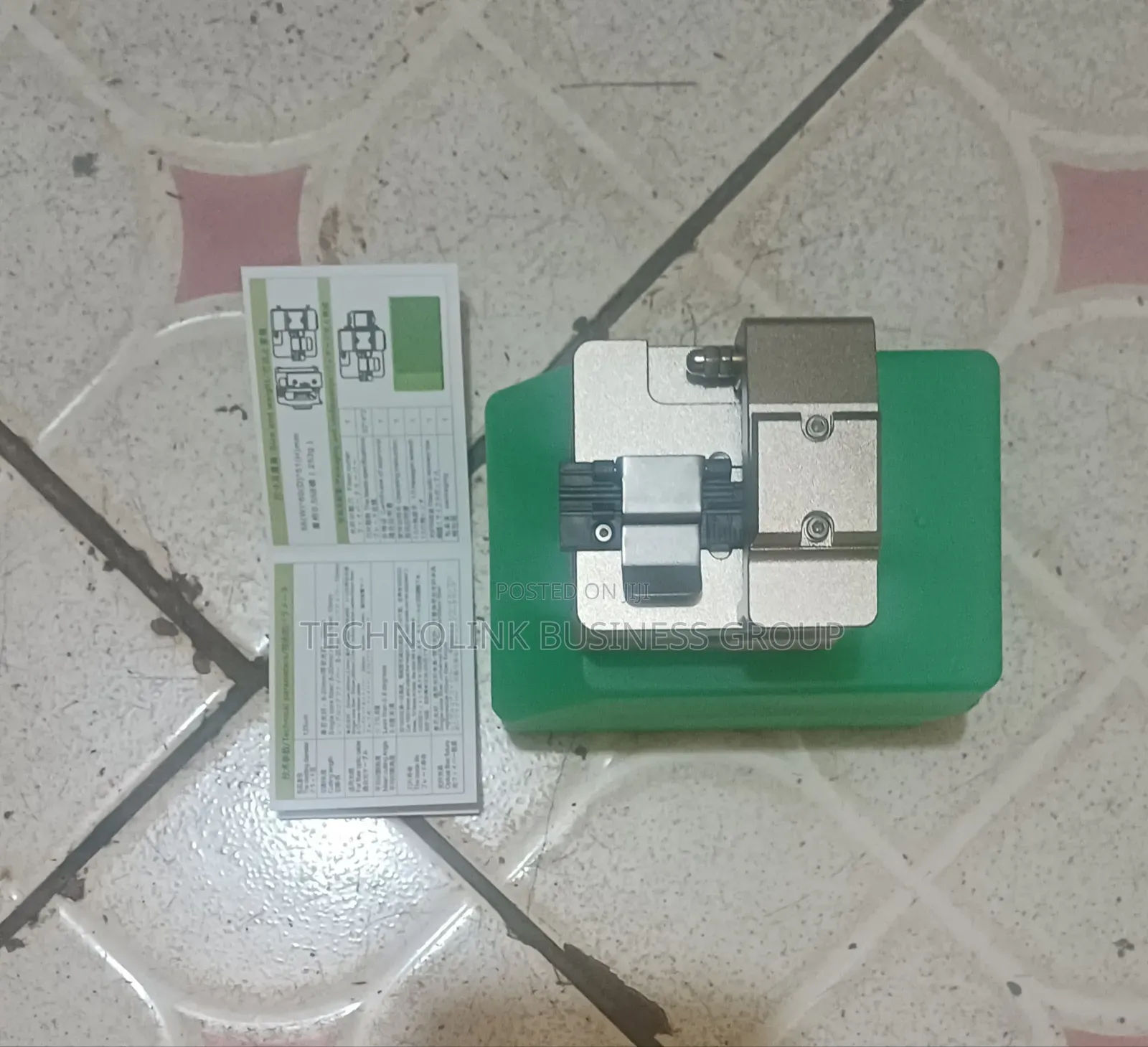 High-Precision Optical Fiber Cleaver - Complete Kit With Case Manual