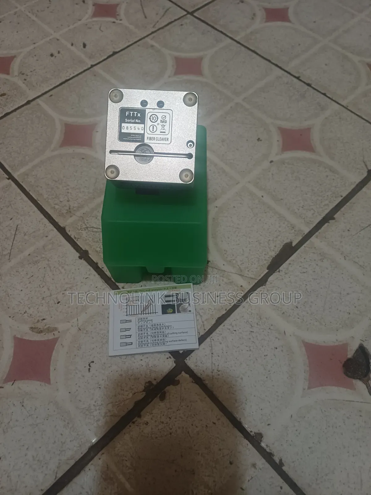 High-Precision Optical Fiber Cleaver - Complete Kit With Case Manual