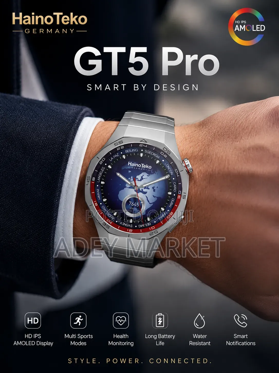 .Haino Teko Germany Gt5 Pro Smart Watch