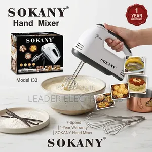 Sokany Hand Mixer – Powerful, Lightweight Perfect for Everyday