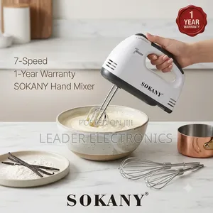 Sokany Hand Mixer – Powerful, Lightweight Perfect for Everyday
