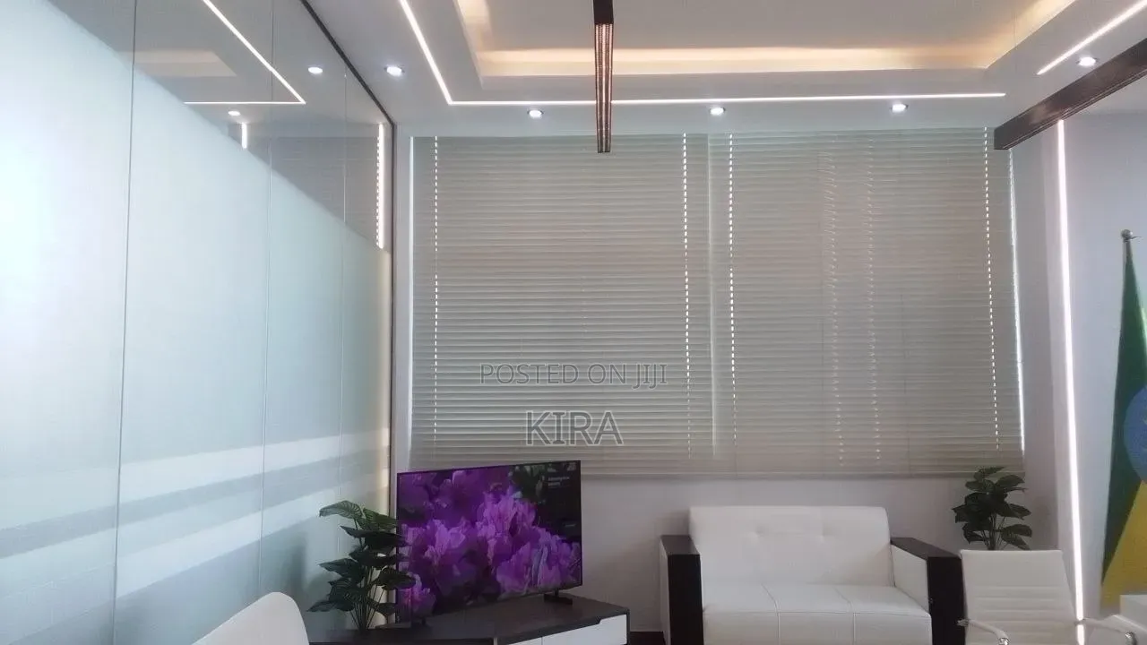 Kira Home /Office Curtain and Vertical Shatter and Stiker Work