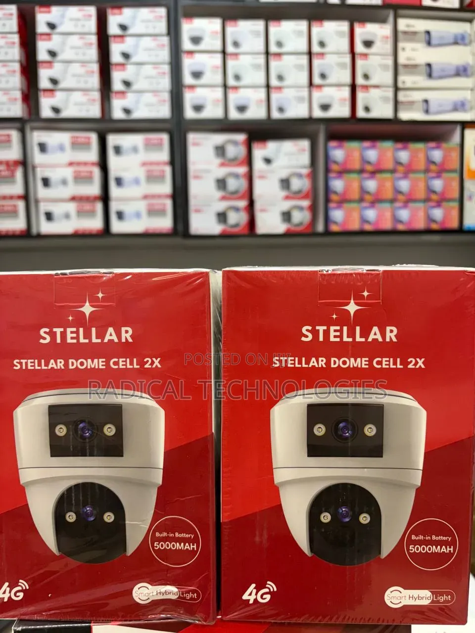 ባለ 2 ሌንስ ያለመብራት የሚሰራ Security Camera
