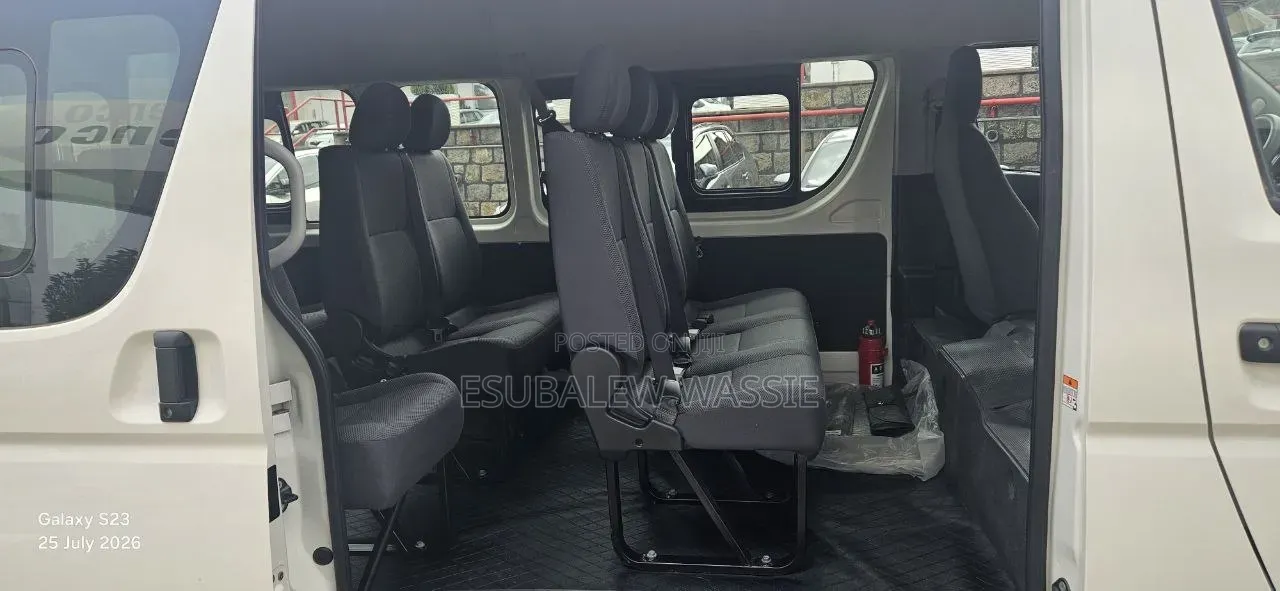 New Toyota HiAce 2025 White