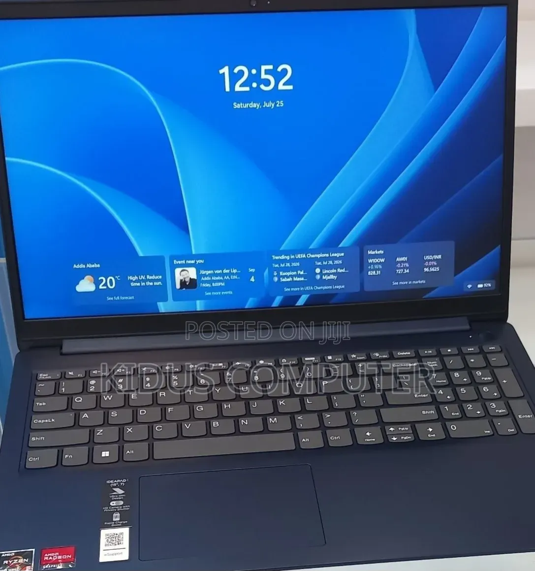 New Laptop Lenovo Ideapad 3 8GB AMD Ryzen 5 SSD 256GB