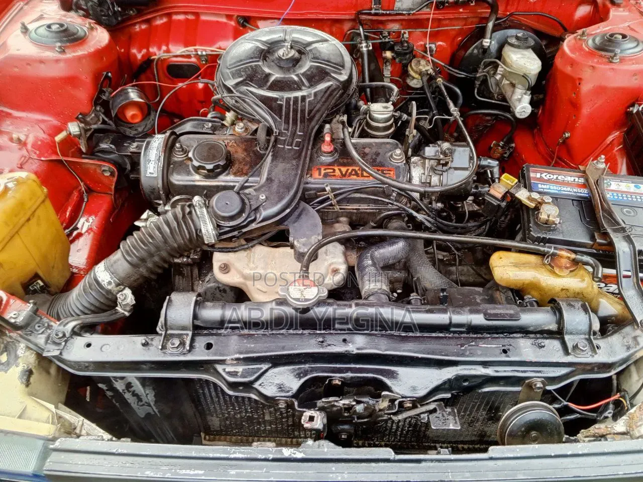 Toyota Corolla 1.3 Hatchback 1988 Red