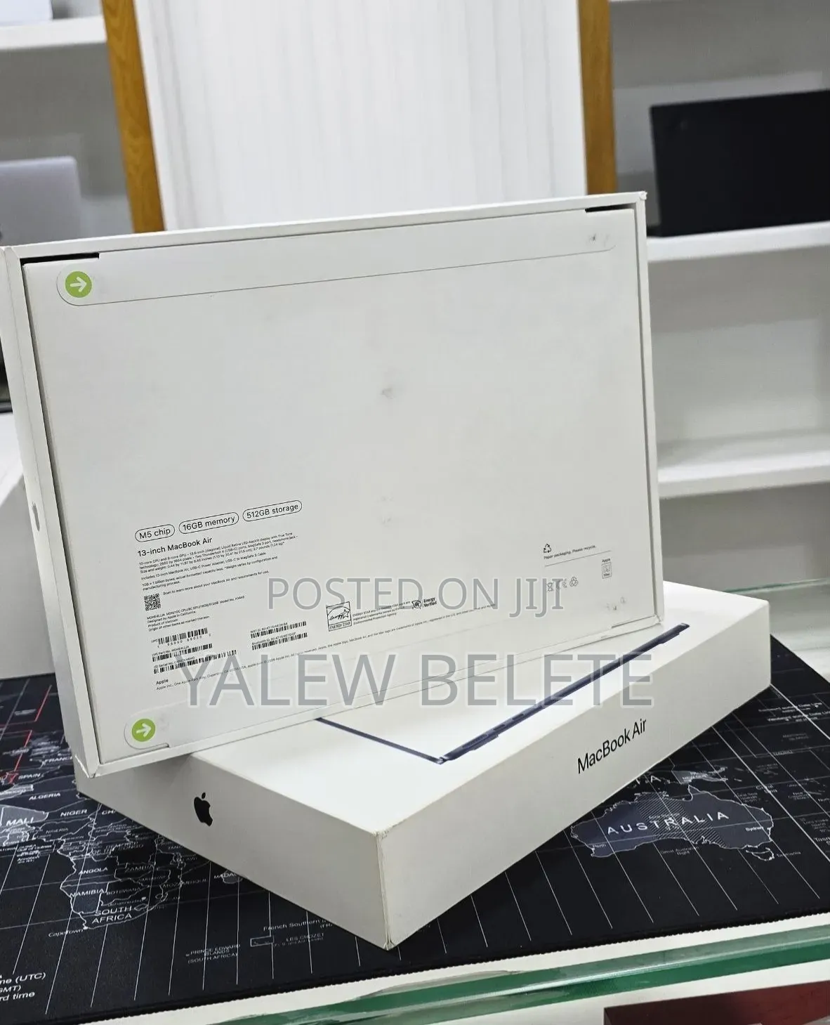 New Laptop Apple MacBook Air 2026 M5 16GB Apple M5 SSD 512GB