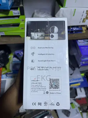 የሲም ካርድ ሴኩሪቲ ካሜራ - Stellar 4G SIM Card Smart CCTV Camera (5MP)