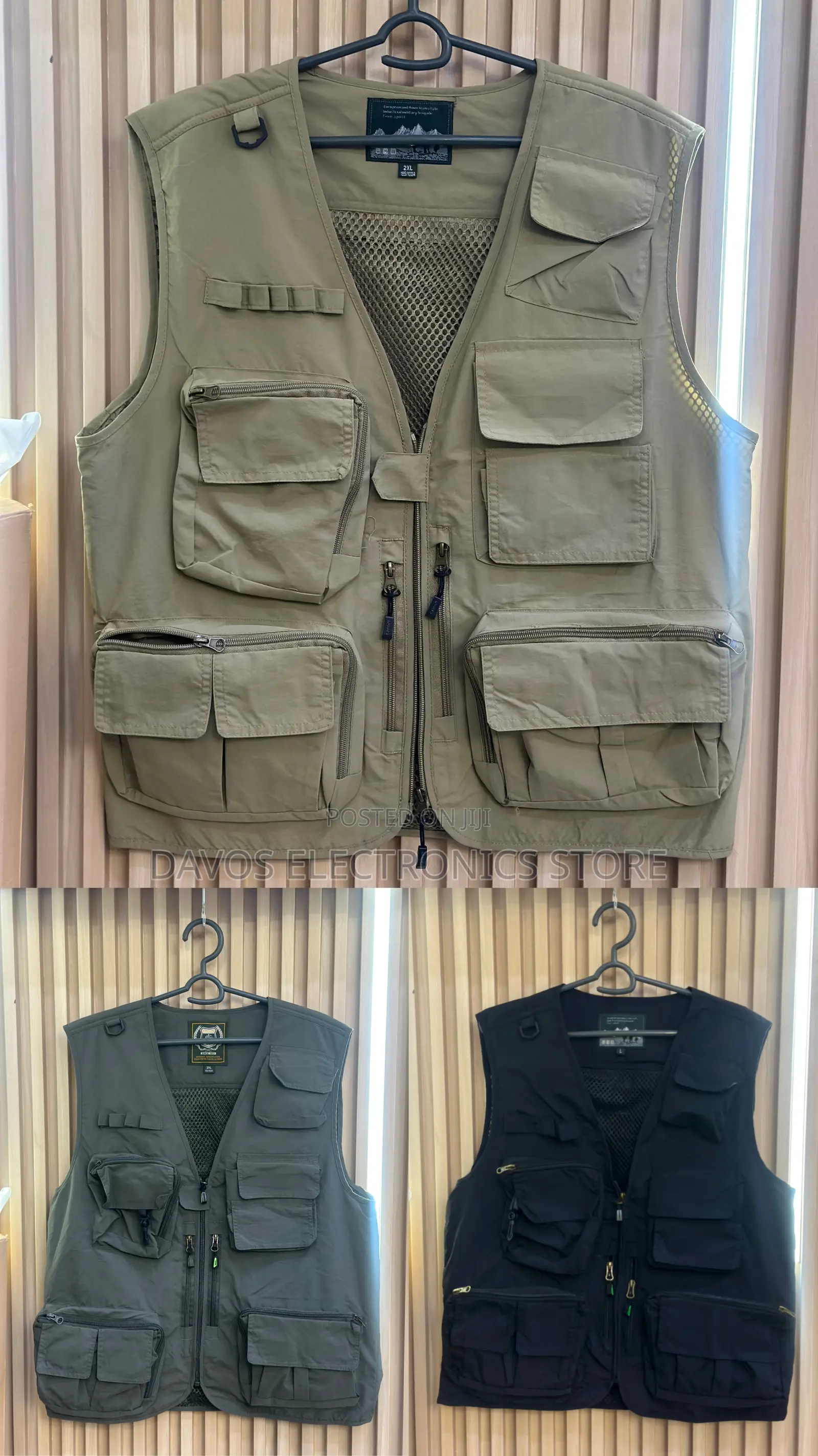 Camera Man Vest Jackets