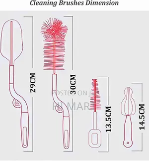 4pcs Baby Bottle and Nipple Brush