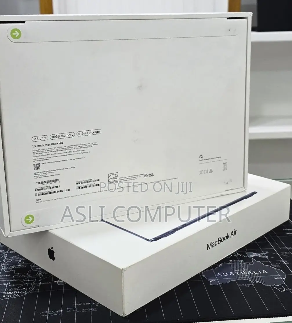 New Laptop Apple MacBook Air 2026 M5 16GB Apple M5 SSD 512GB