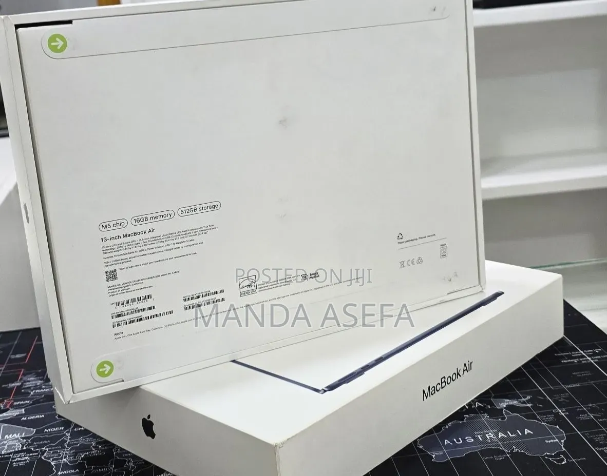 New Laptop Apple MacBook Air 2026 M5 16GB Apple M5 SSD 512GB