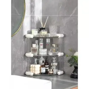 3 Tiers Corner Cosmetics Storage Shelf