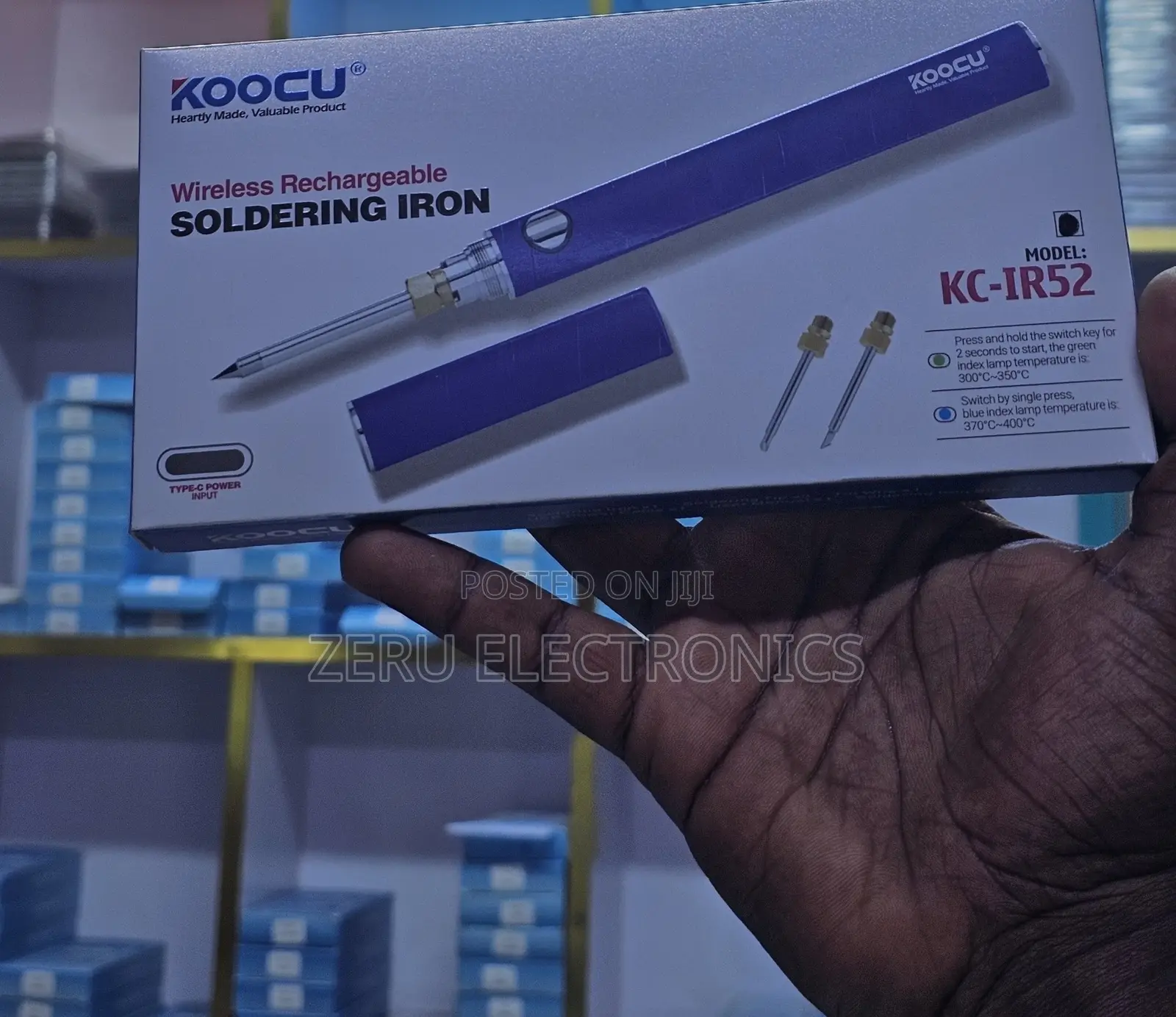 Wireless Rechargeable Soldering Iron