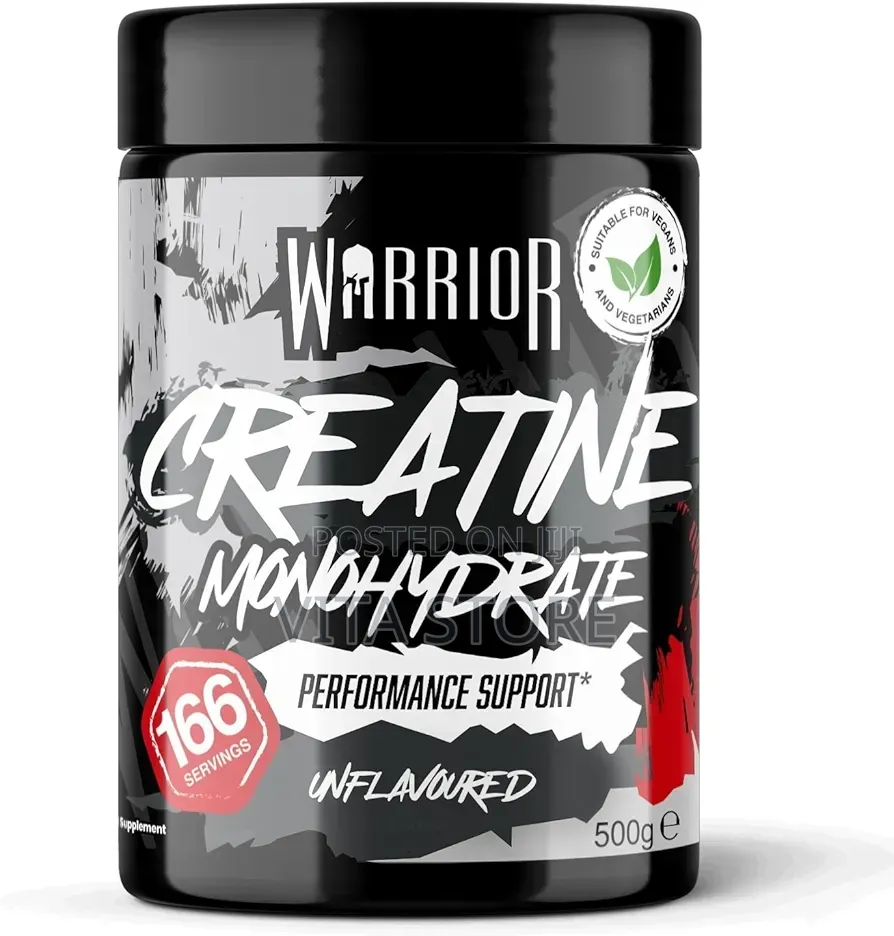 Warrior Creatine Monohydrate Powder 500g (166 Servings)