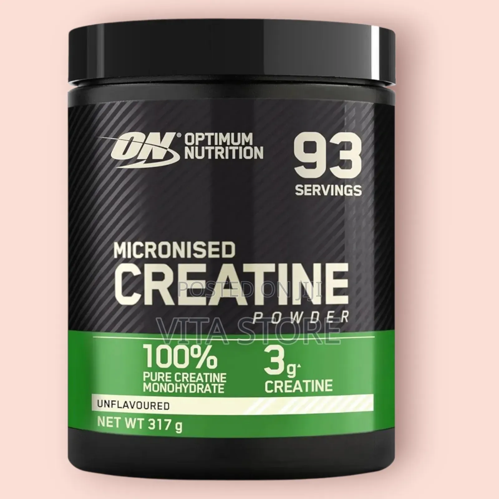Optimum Nutrition Micronized Creatine 317g | Unflavoured, 93 Serving