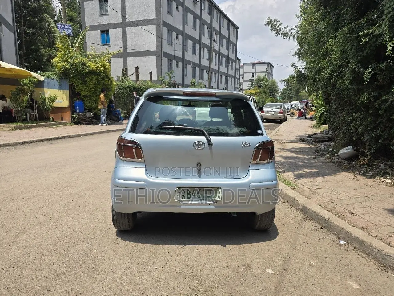 Toyota Vitz 2002 Blue