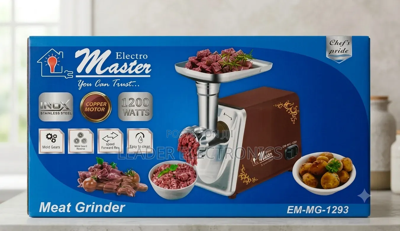 Master Electric Multifunction Meat Grinder