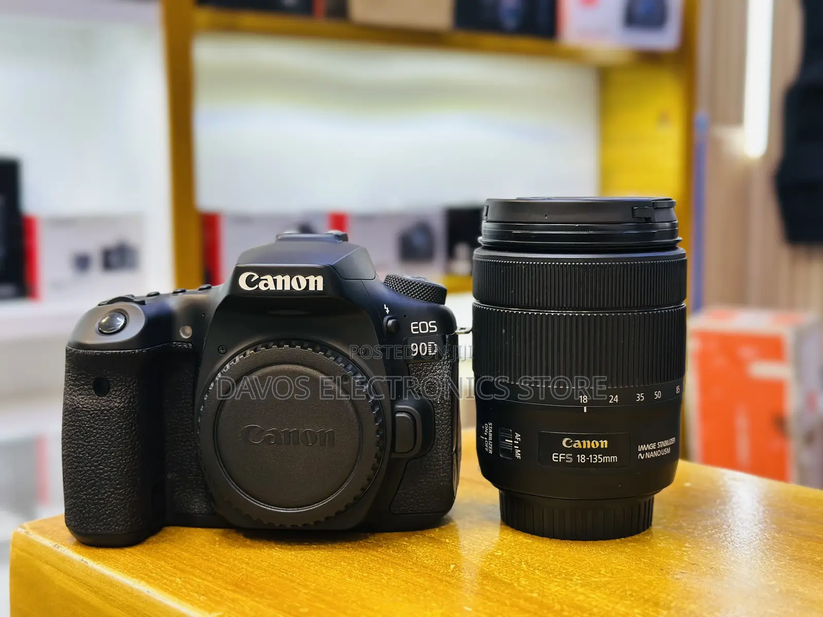 Canon EOS 90D With 18-135mm USM Lens