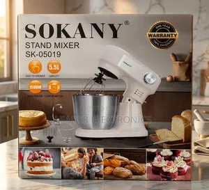 Sokany Stand Mixer 5.5 Liter – Powerful Mixing for Every Kitchen