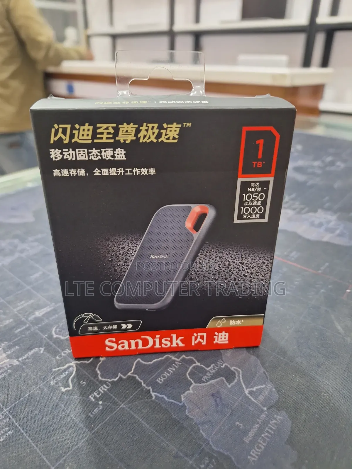 SanDisk External Hard Disk Driver 1TB Capacity