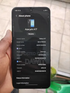 Samsung Galaxy A17 128 GB Black