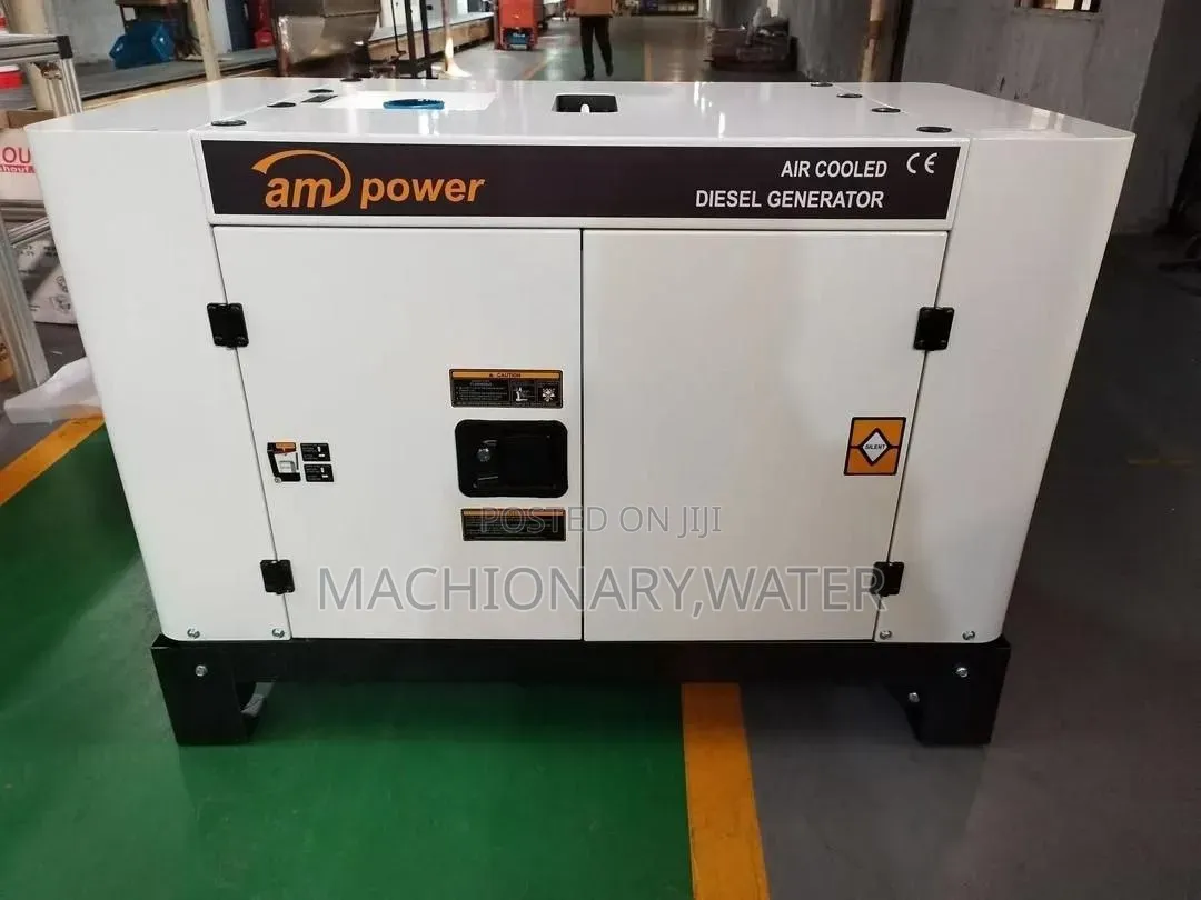 Diesel Silent Air Cooled Generator 12kw/15kva Am Power