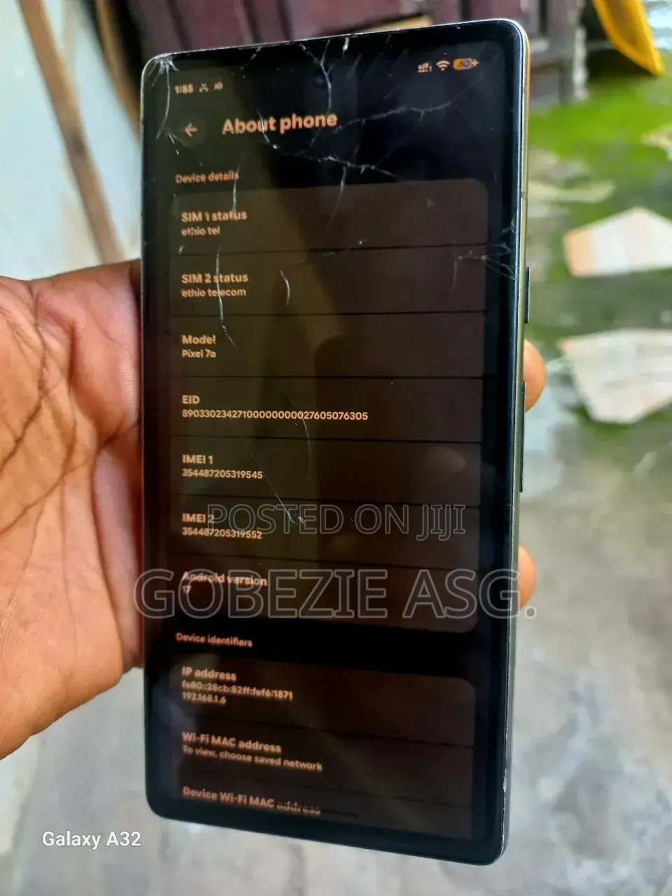 Google Pixel 7a 128 GB Gray