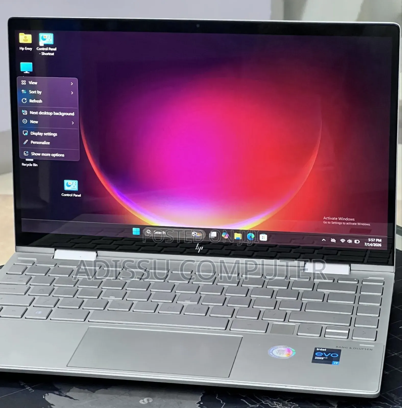 New Laptop HP Envy x360 8GB Intel Core i7 SSD 512GB