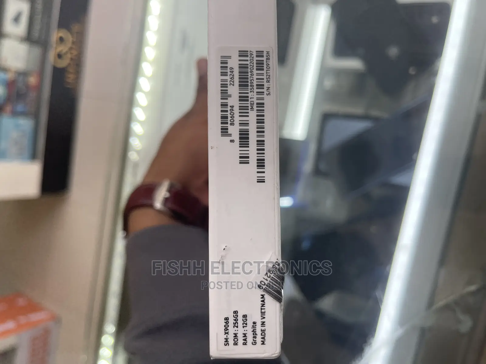 New Samsung Galaxy Tab S8 Ultra 256 GB Black