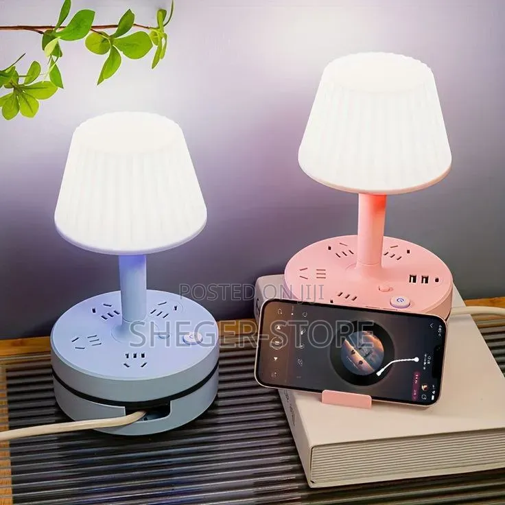 All in One Table Lamp Socket Charge Your Device Without Extra Adaptors