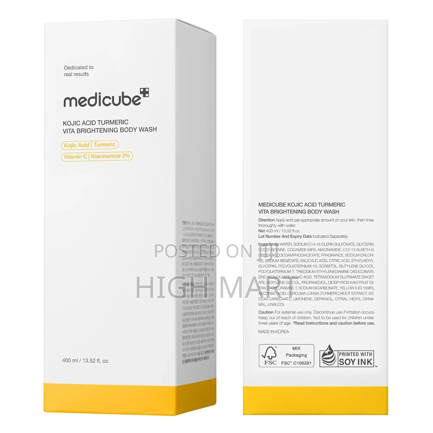 Medicube Kojic Acid Tumeric Brightning Body Wash