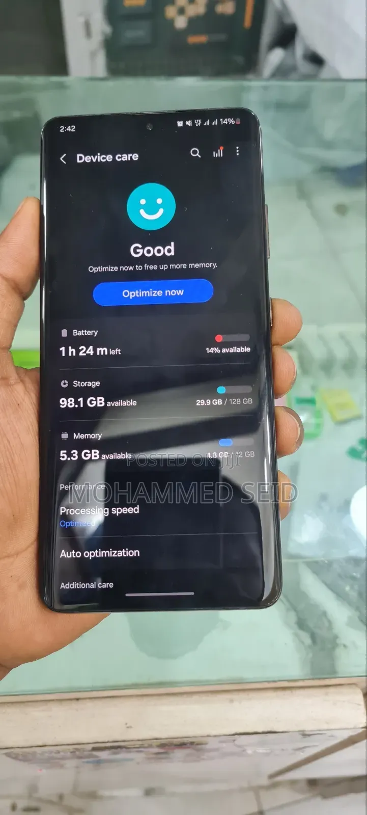 Samsung Galaxy S21 Ultra 5G 128 GB Black
