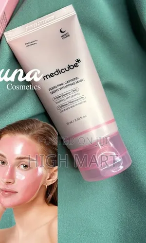 Medicube Wrapping Mask PDRN Caffeine Overnight Peel Off Facial Mask