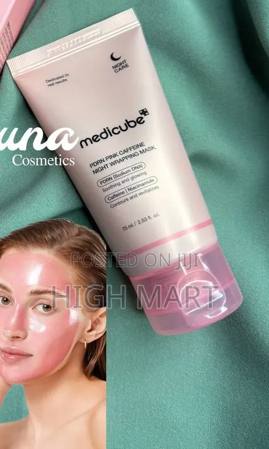 Medicube Wrapping Mask PDRN Caffeine Overnight Peel Off Facial Mask