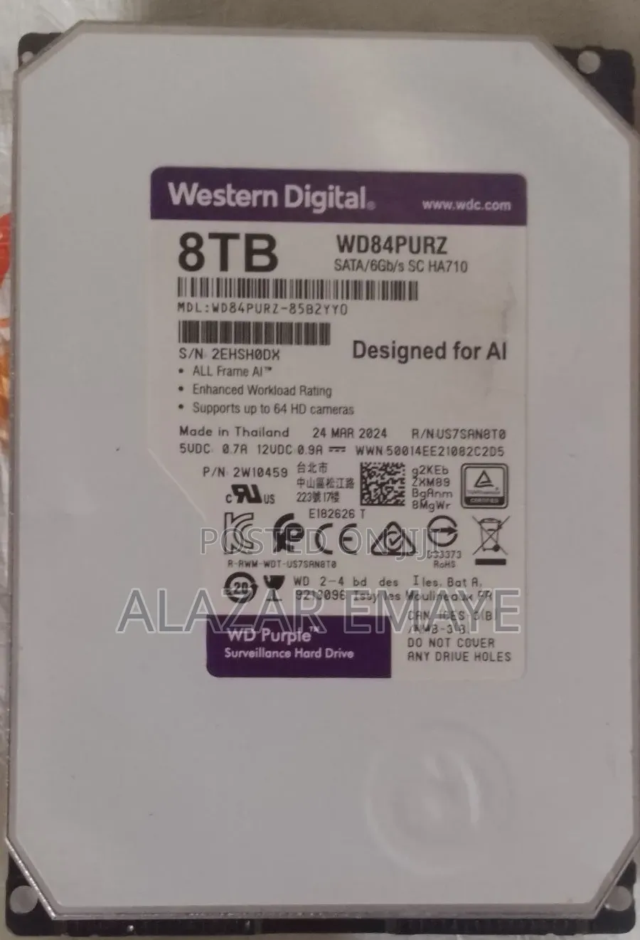 Survilance HDD