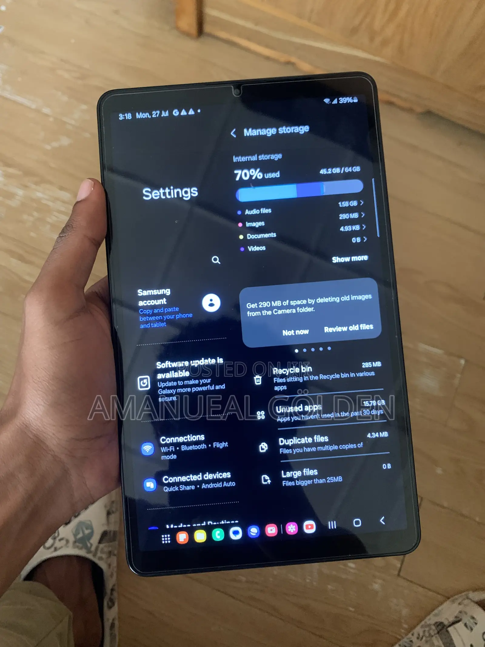 New Samsung Galaxy Tab A9 64 GB Blue