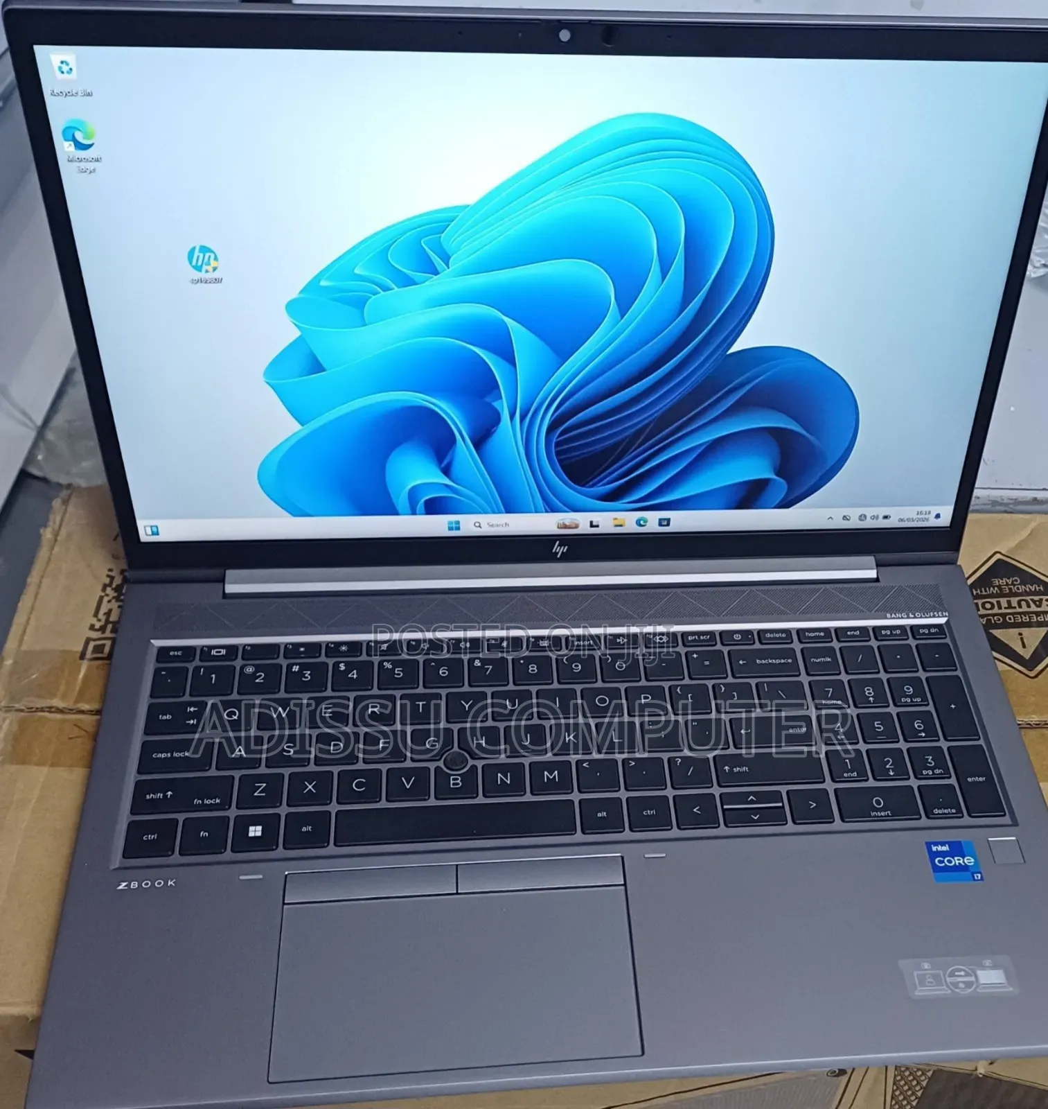 New Laptop HP ZBook 15 16GB Intel Core i7 SSD 512GB