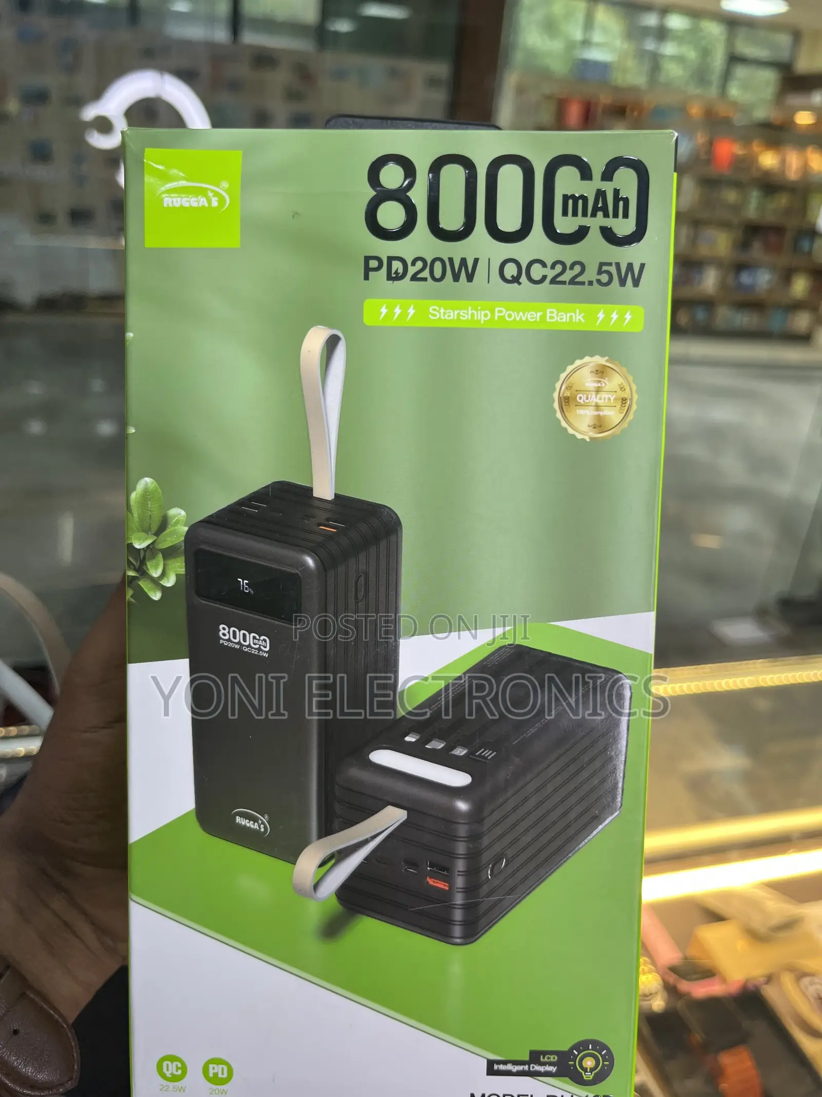 RUGGA'S 80000mAh Power Bank