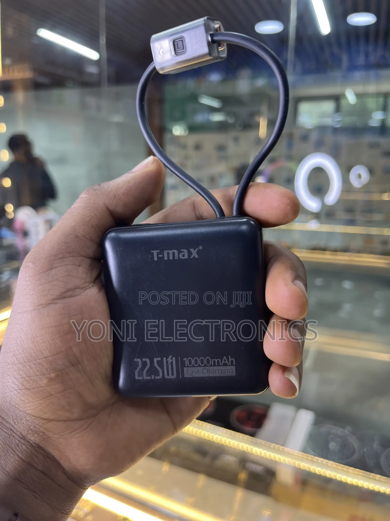T-Max 22.5W Fast Charging Power Bank With Digital Display
