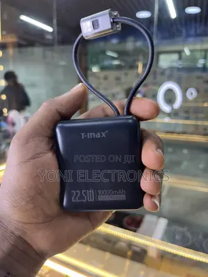 T-Max 22.5W Fast Charging Power Bank With Digital Display