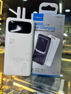 Max 10000mAh 22.5W Fast Charging Power Bank